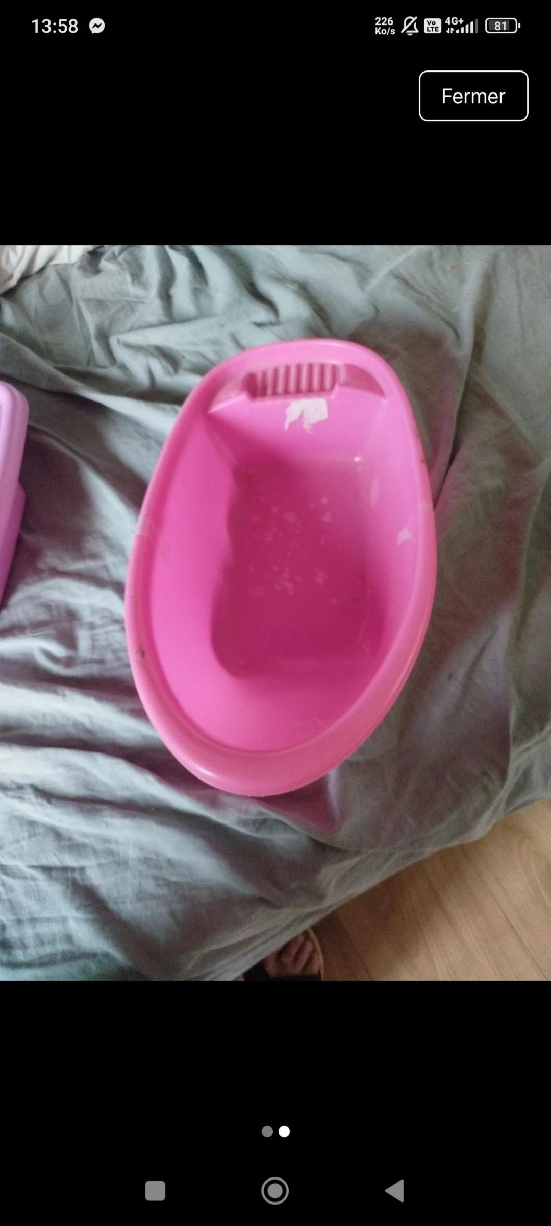 Baignoire pour poupée 